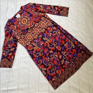 DM Collections Multicolored Shift Dress